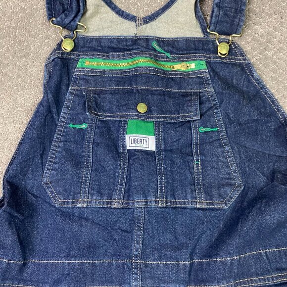 Liberty Denim Bib Overalls Men's 48 x 30 Blue Jean Dungarees Cotton - Picture 2 of 15